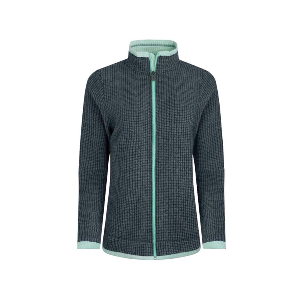 Weird Fish Womens/Ladies Ariana Grid Eco Friendly Full Zip Fleece Jacket / Rich
